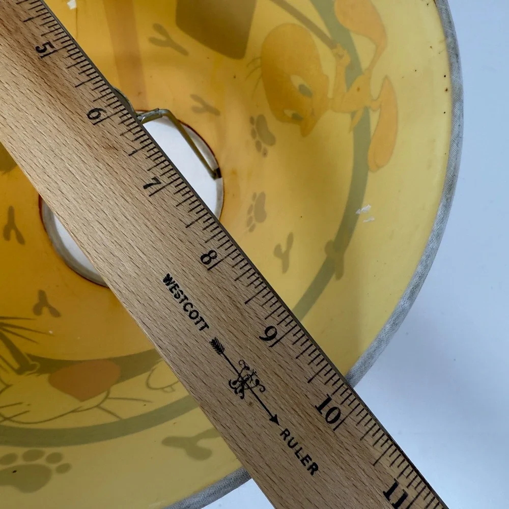 Looney‎ Tunes Tweety Bird Sylvester Lamp Shade 1996 Warner Bros Kids Room Decor